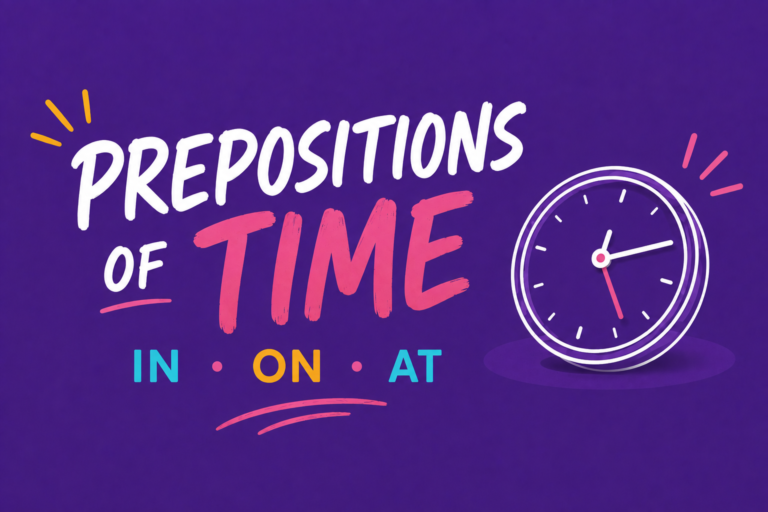 prepositions of time