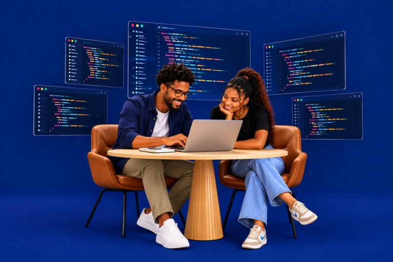 collaborative coding in a modern studio