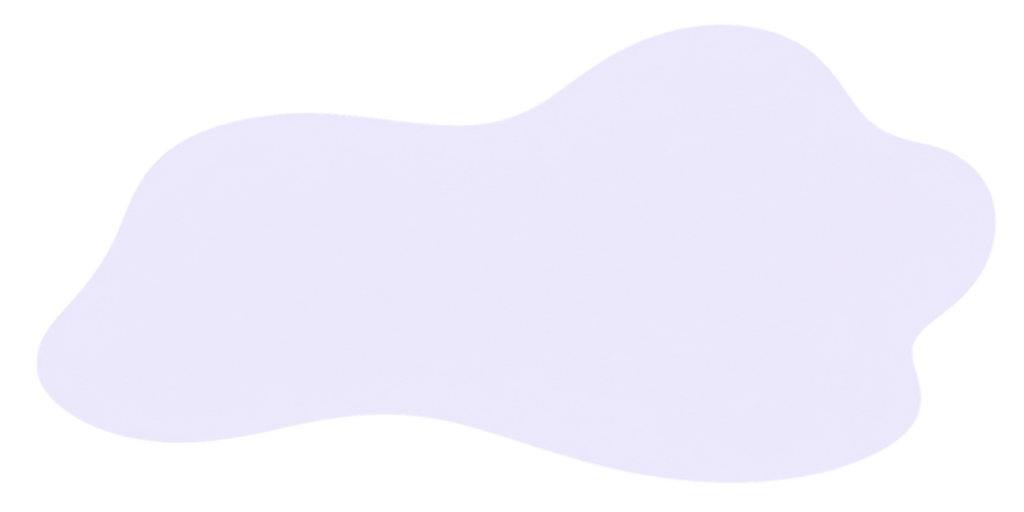 soft lavender organic blob