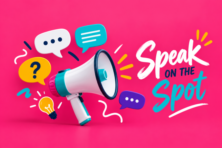 speak on the spot esl speaking practice for adults